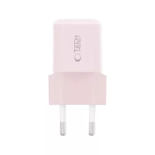 Tech-protect Ncm25 1-port Hálózati Töltő Pd 25w Babyrózsaszín-5906302330577 3 kép