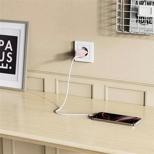 Tech-protect Ncm25 1-port Hálózati Töltő Pd 25w Babyrózsaszín-5906302330577 8 kép