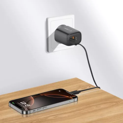Tech-Protect NCA20 2-port hálózati töltő PD 20W / QC3.0 fekete-5906302330539 6 kép