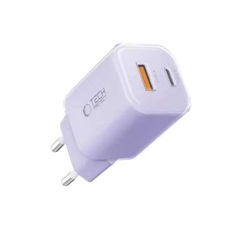 Tech-protect Ncm33 2-port hálózati töltő Pd 33w / Qc3.0 babalila-5906302330607 2 kép