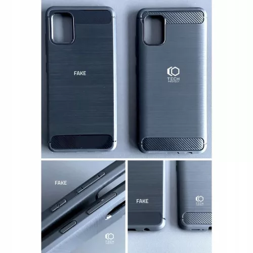 Tech-Protect carbon mintájú TPU tok Xiaomi Poco M3 fekete-6216990208720 4 kép