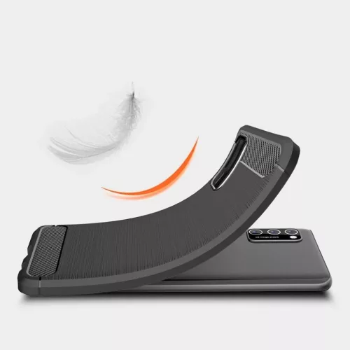 Tech-Protect carbon mintájú TPU tok Xiaomi Poco M3 fekete-6216990208720 7 kép
