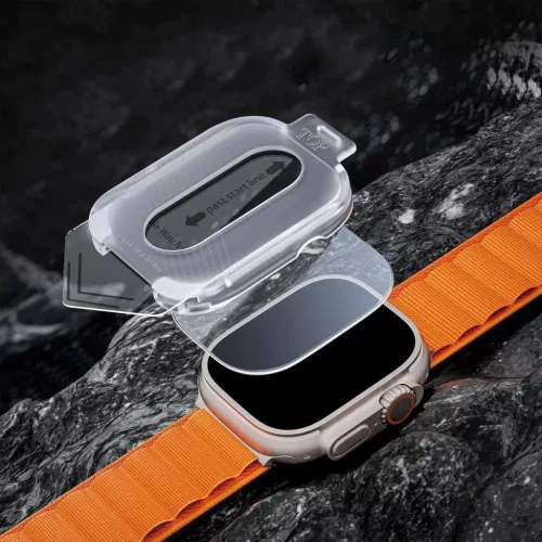 Apple Watch Ultra 1/2/3 (49 mm) Edzett Üveg Tech-protect Easy Set+ 2--5906302318650 3 kép