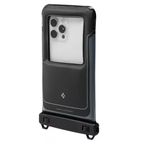  Univerzális vízálló Spigen A611P 2db lebegő tok matt fekete-8800283301731 5 kép
