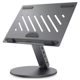 Spigen Ld204h Laptop Állvány Hub Űrszürke