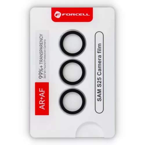 Forcell Premium Edzett Üveg Kameralencsékre - Samsung Galaxy S25 Ez�-5903396400636 4 kép