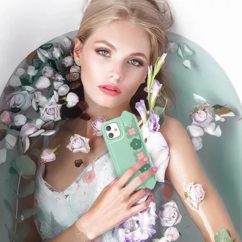 iPhone 12 mini Kingxbar Sweet Series Swarovski kristállyal dekorált -6959003590213 3 kép