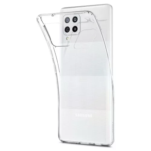 Samsung A42 5G Crystal Clear tok Spigen Liquid Crystal-8809710759862 4 kép
