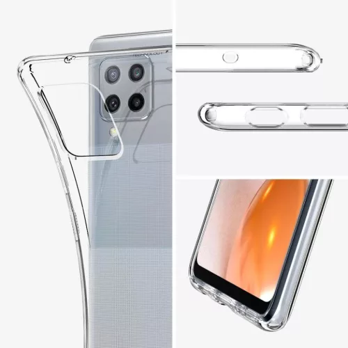 Samsung A42 5G Crystal Clear tok Spigen Liquid Crystal-8809710759862 6 kép