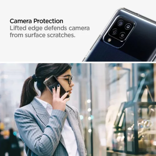 Samsung A42 5G Crystal Clear tok Spigen Liquid Crystal-8809710759862 9 kép