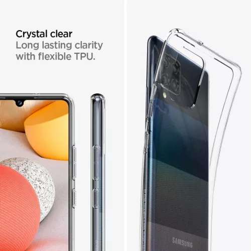 Samsung A42 5G Crystal Clear tok Spigen Liquid Crystal-8809710759862 10 kép