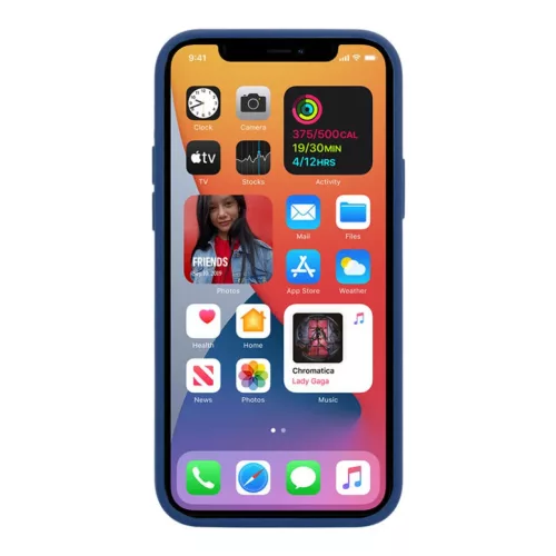 iPhone 12 Pro Max Crong Color rugalmas tok tengerészkék-5907731986557 4 kép