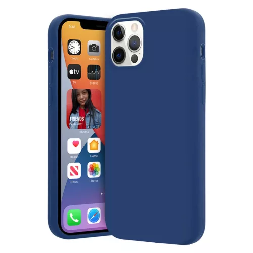 iPhone 12 Pro Max Crong Color rugalmas tok tengerészkék-5907731986557 5 kép