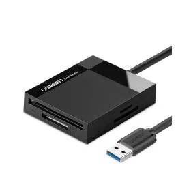   Ugreen CR125  USB 3.0 SD / micro SD / CF / MS kártyaolvasó 0.5m kábellel fekete