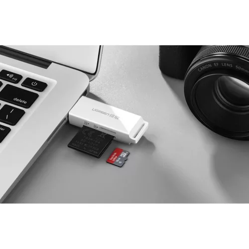 Ugreen CM104 SD/microSD USB 3.0 kártyaolvasó fekete-6957303847525 5 kép