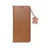  iPhone 17 Barna Bőr fliptok SMART PRO