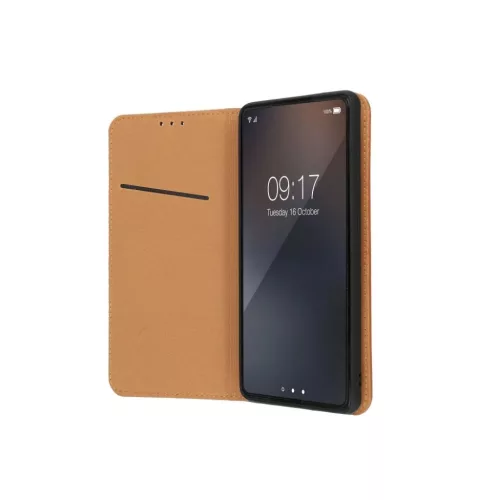 iPhone 17 Barna Bőr fliptok SMART PRO-5903396402944 6 kép