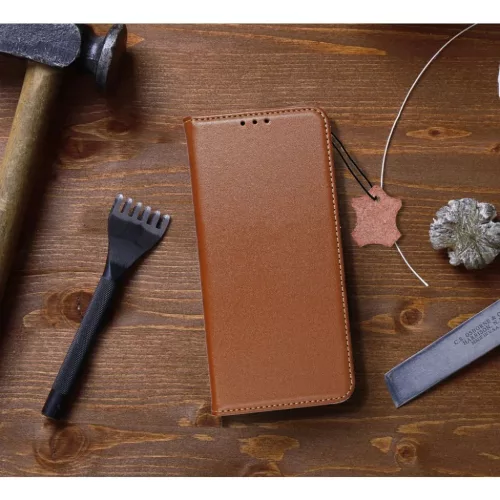  iPhone 17 Barna Bőr fliptok SMART PRO-5903396402944 9 kép
