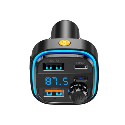 Bluetooth FM Transmitter és Autós Töltő Blue Power BPBCC08, 2 x US-7348008755854 4 kép