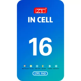 LCD Kijelző Modul ZY Apple iPhone 16-hoz, In-Cell Verzió, Fekete-0660982711334 2 kép
