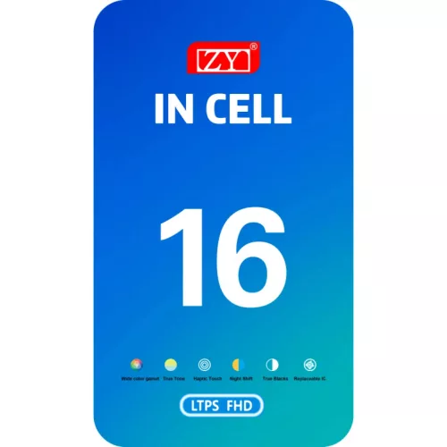 LCD Kijelző Modul ZY Apple iPhone 16-hoz, In-Cell Verzió, Fekete-0660982711334 2 kép