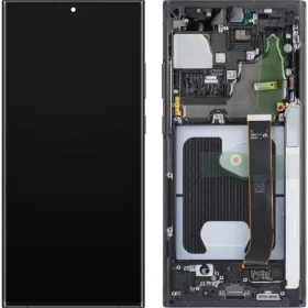   LCD kijelző modul Samsung Galaxy Note 20 Ultra 5G N986 / Note 20 Ultra N985 készülékhez, kamera nélkül, Misztikus Fekete