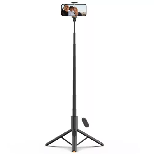 Tech-protect L09s Bluetooth Selfie Bot Állvány Fekete-5906302330867 2 kép