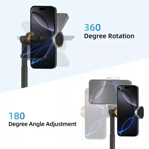 Tech-protect L09s Bluetooth Selfie Bot Állvány Fekete-5906302330867 5 kép
