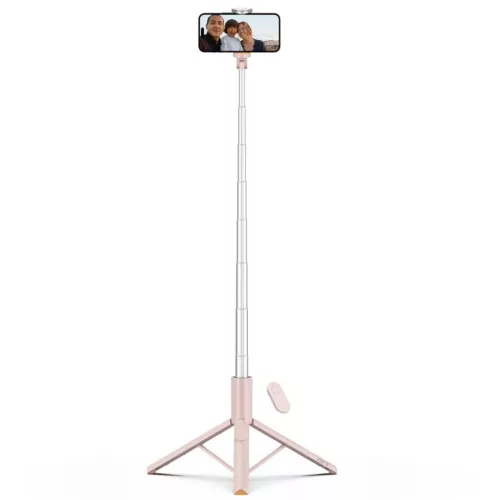 Tech-protect L09s Bluetooth Selfie Stick Tripod Pink-5906302330898 2 kép