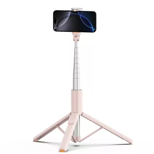 Tech-protect L09s Bluetooth Selfie Stick Tripod Pink-5906302330898 5 kép