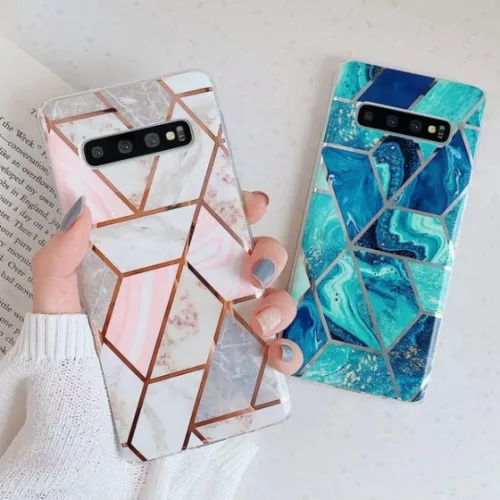 Tech-Protect Marble tok Samsung A42 5G pink-6216990208881 4 kép