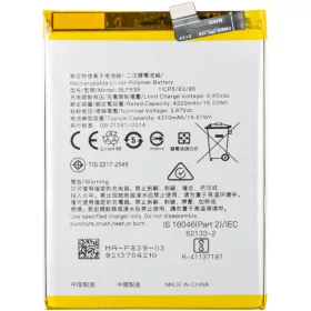   BLP839 akkumulátor Oppo F19 Pro+ 5G / Reno6 Z / Reno5 Z / A94 5G készülékhez, utángyártott