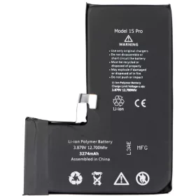 Akkumulátor Apple iPhone 15 Pro, 3274mAh kapacitással