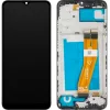 LCD kijelző modul MP Samsung Galaxy A02s A025F készülékhez, utángyártott, fekete