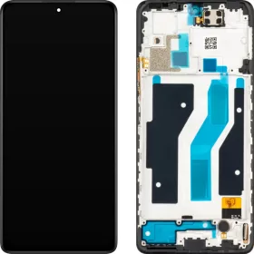   LCD kijelző modul MP Xiaomi Redmi Note 10 Pro, utángyártott, fekete, kijelző