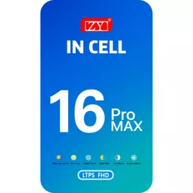  Apple iPhone 16 Pro Max fekete ZY LCD kijelző modul, In-Cell verzió-0660982711310 2 kép