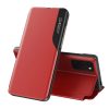 Eco Leather View Case intelligens fliptok Xiaomi Poco M3 piros