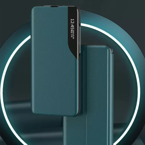 Eco Leather View Case intelligens fliptok Xiaomi Poco M3 piros-9111201920583 4 kép