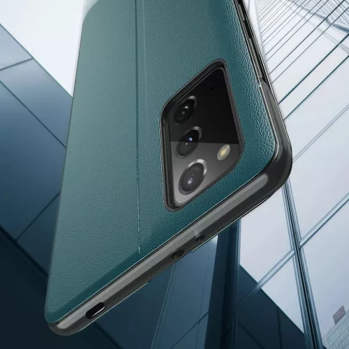 Eco Leather View Case intelligens fliptok Xiaomi Poco M3 piros-9111201920583 5 kép