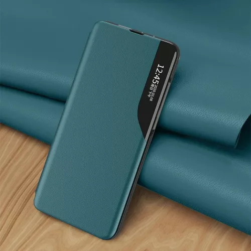 Eco Leather View Case intelligens fliptok Xiaomi Poco M3 piros-9111201920583 8 kép
