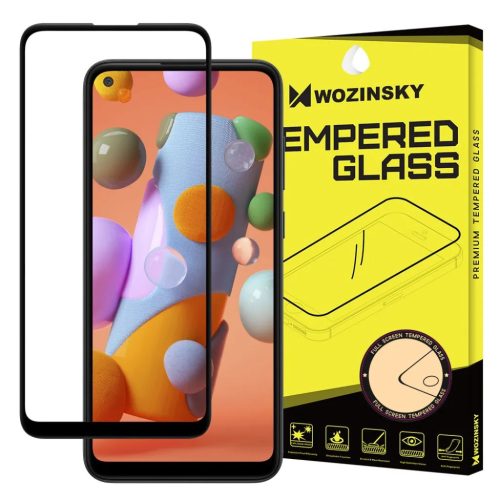 Wozinsky Samsung A11 / M11 kijelzővédő üvegfólia Full Glue 9H Sup-9111201922761 1 kép