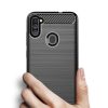 Szénszál mintájú TPU tok Samsung A11 / M11 fekete-9111201922853 8 kép