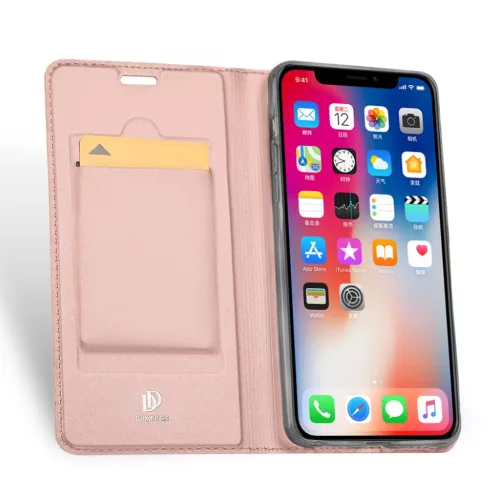 Dux Ducis Skin Pro fliptok iPhone XR pink-6934913084250 4 kép