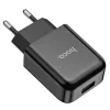 HOCO utazó töltő USB A 2.1A N2 fekete
