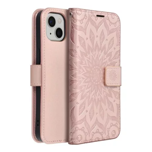 MEZZO fliptok iPhone 13 mandala rózsaarany tok-5903396120008 4 kép