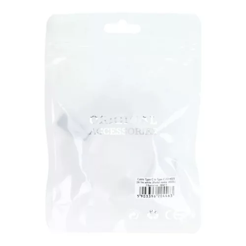 Cable Type C to Type C PD 40W HD23 1 m fehér-5903396204463 6 kép