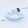 Kábel Type C – Type C PD QC3.0 3A 60W C263 2 m kék-5903396231544 2 kép