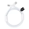 Type-C - Type-C PD QC3.0 3A 30W kábel 2 m fehér