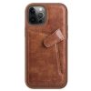 iPhone 12 Pro MAX Nillkin Aoge valódi bőr tok kártyatartóval barna-5996591015897 1 kép
