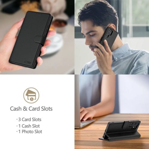  Xiaomi Redmi 15C 4G / Poco C85 4G fekete Tech-protect Wallet tok-5906302332151 4 kép